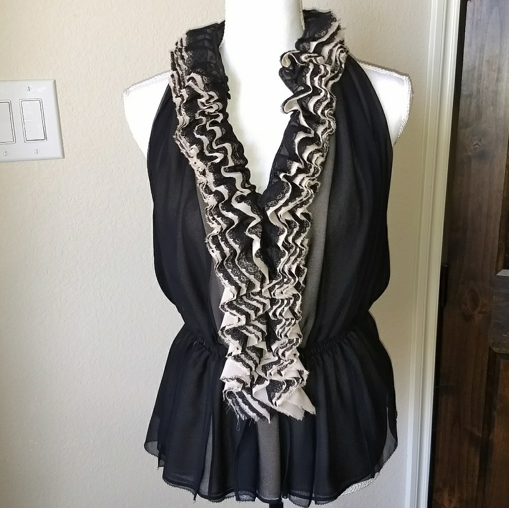 Robert Rodriguez Ruffle Top